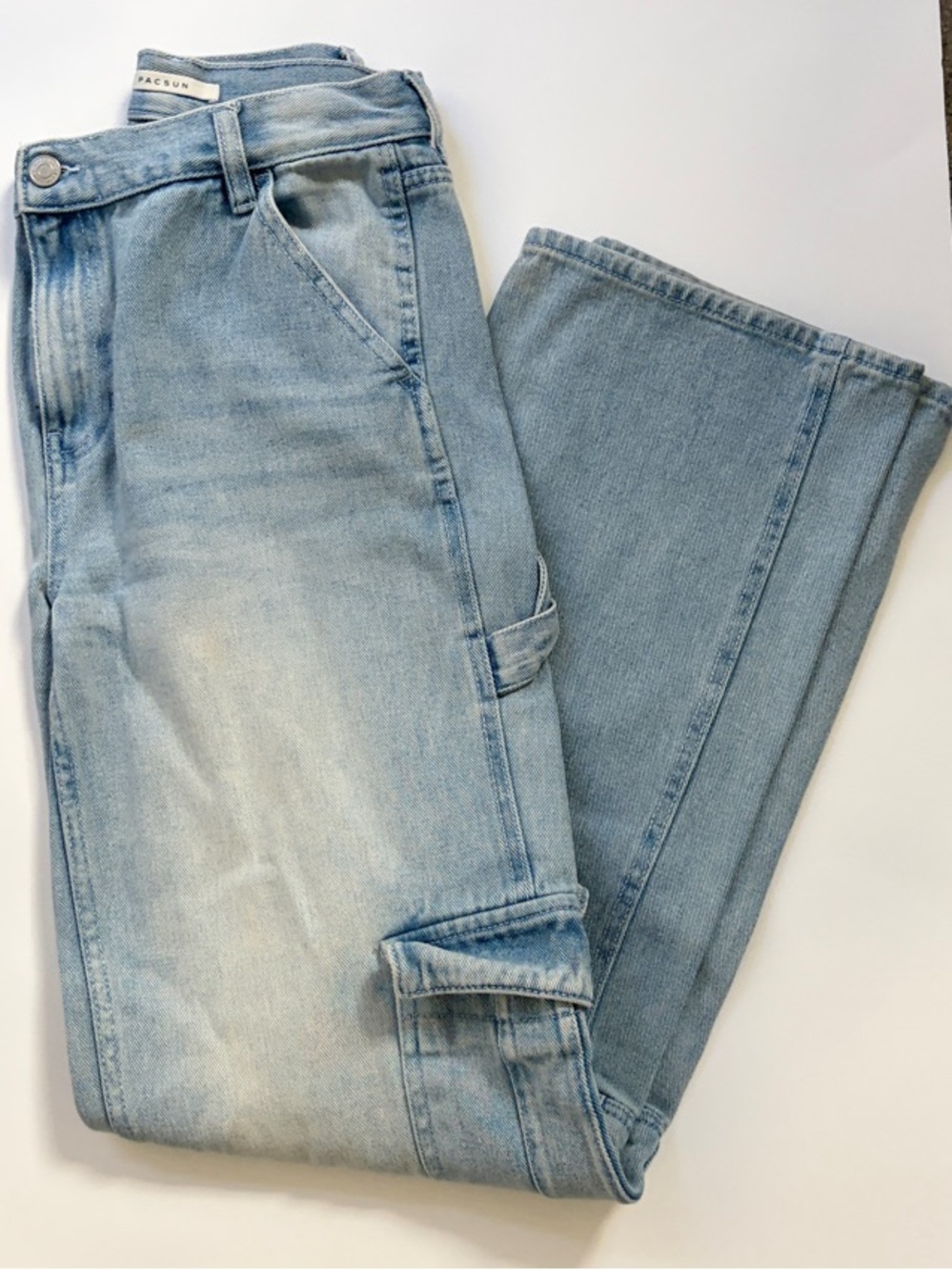 Light Blue Women’s Pacsun Baggy Carpenter Jean